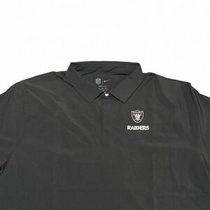Men's NFL Nike Dri-Fit Las Vegas Raiders Short Sleeve Polo - Size XXL